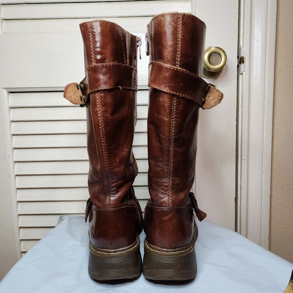 Vintage Dr. Martens Y2K Brown Buckle Riding Boot Style Womens US 6 UK 4 - Picture 4 of 7